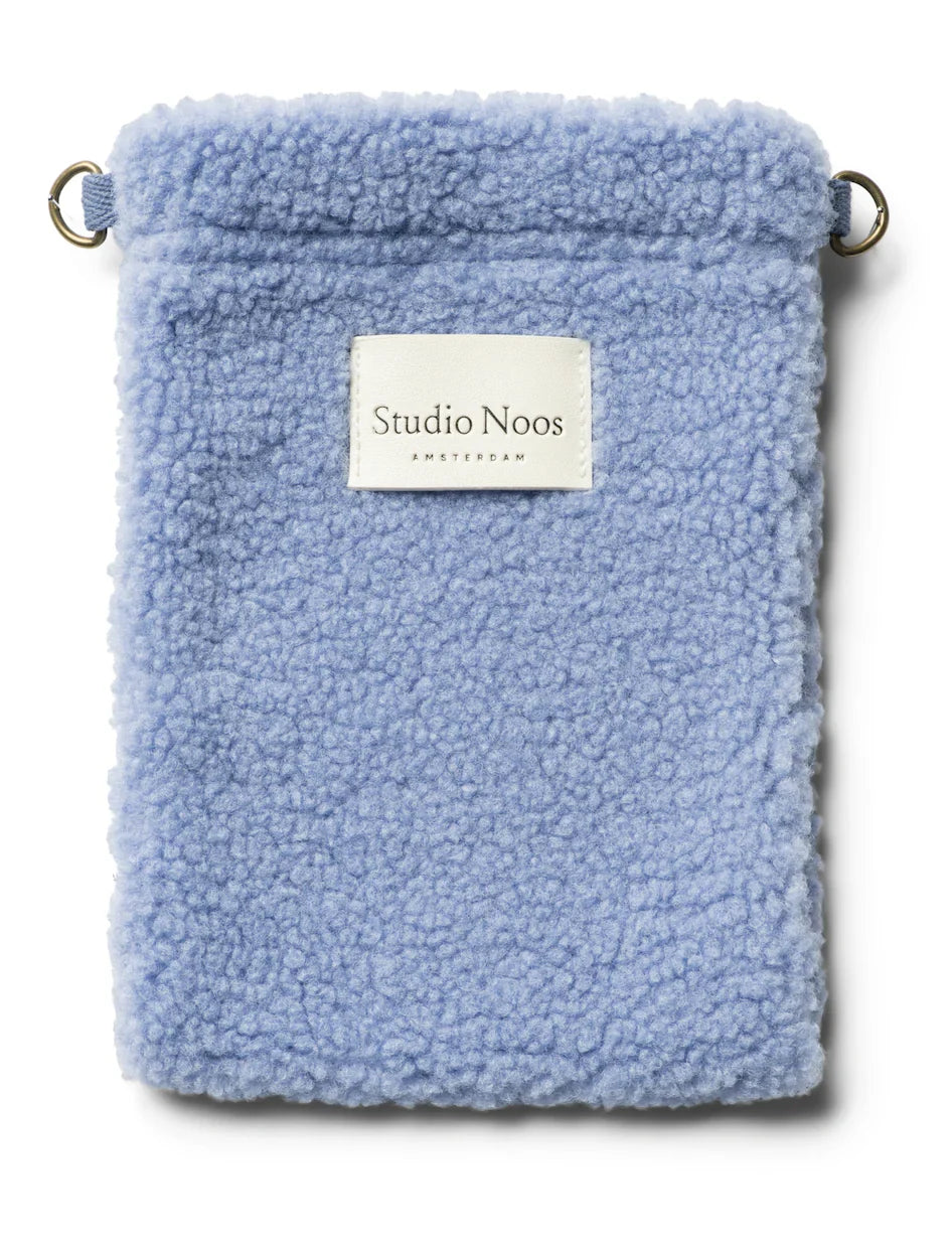 Ecru Teddy Phone Bag