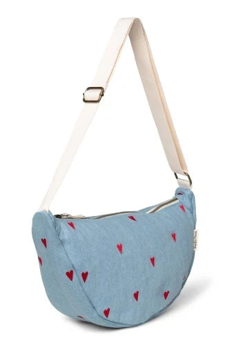 Blue Hearts Denim Bauchtasche für Erwachsene