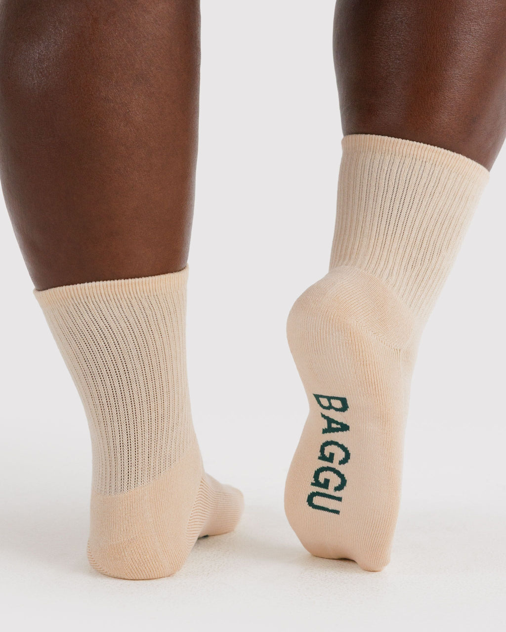 Ribbed Sock - Ecru - image 3