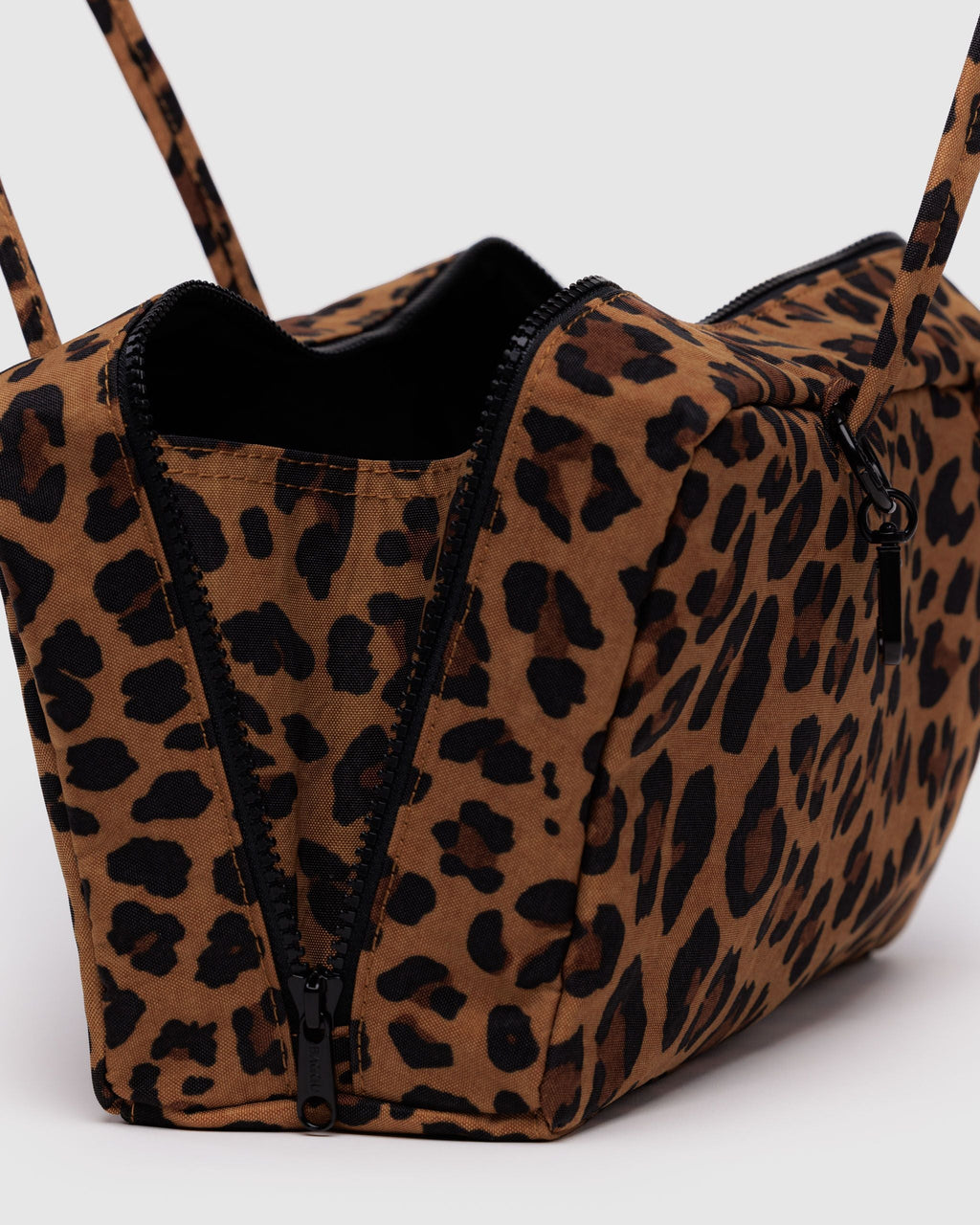 Nylon Bowler Bag - Leopard - image 4
