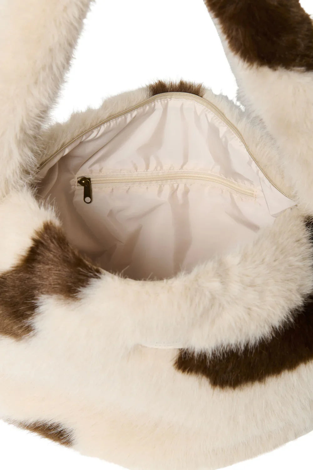 Holy Cow Faux Fur schoudertas