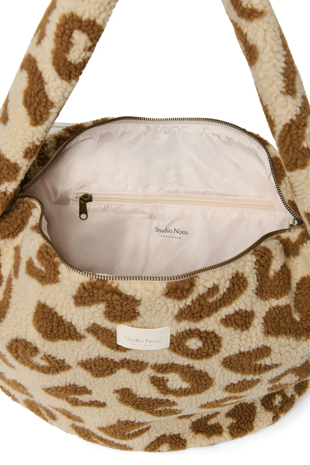 Leopard-Teddy-Umhängetasche