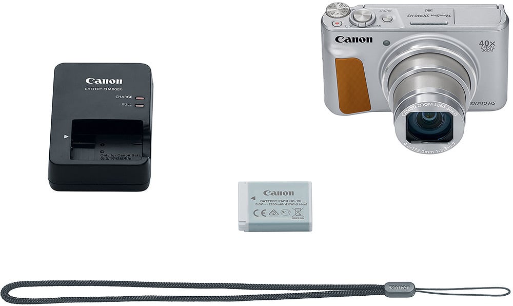 Canon PowerShot SX740 HS Silver 20.3 Megapixel Digital Camera - 2956C001 - image 8