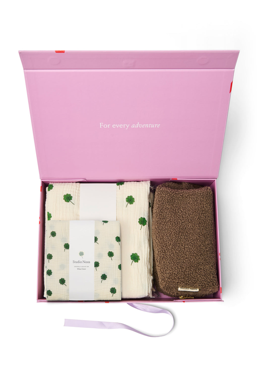 Cadeauset met essentiële babyspullen | Bruin