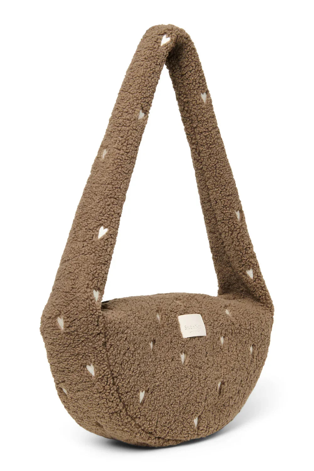 Brown Hearts Teddy Mini-schoudertas