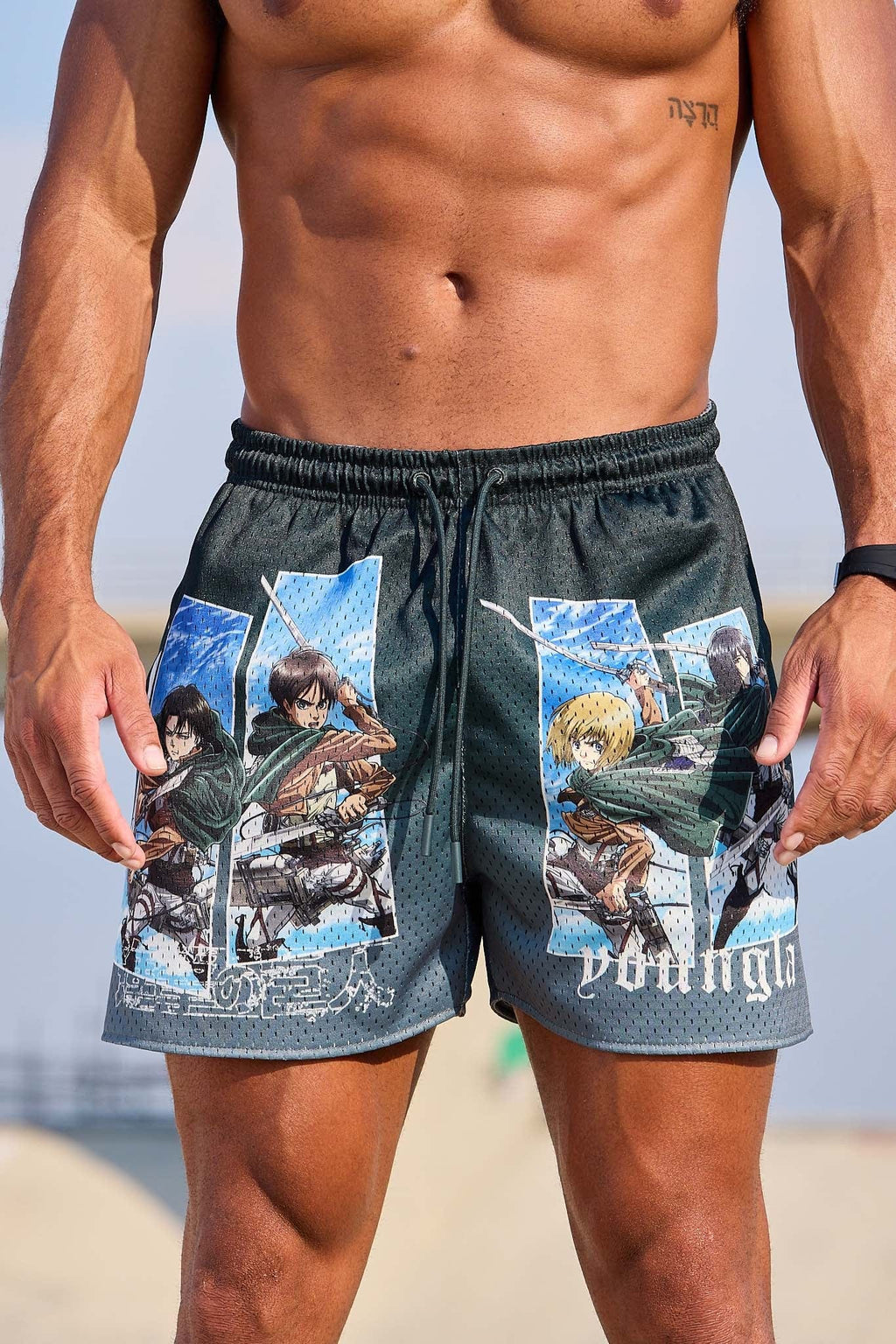 1126 - Short en mesh AOT© x YLA