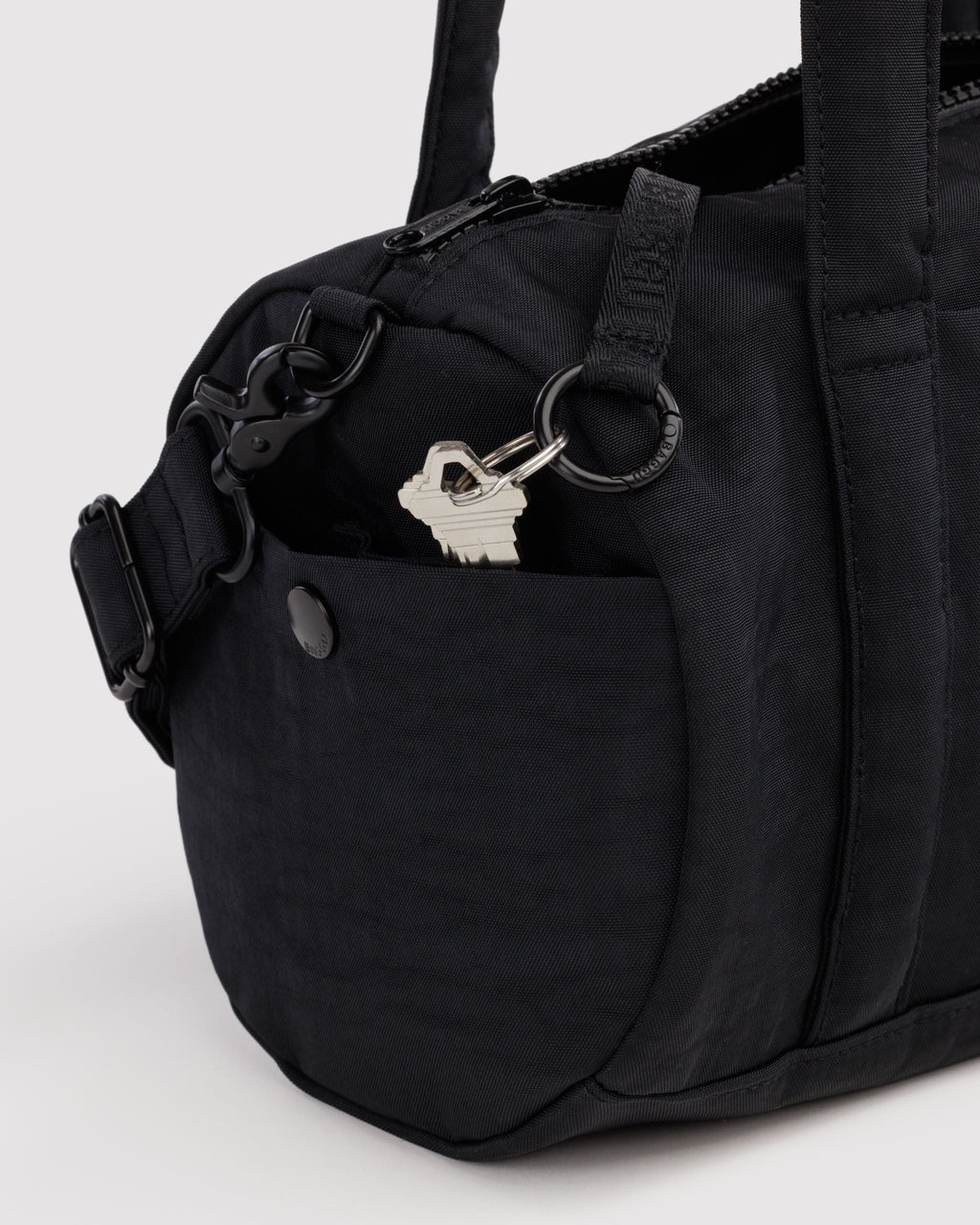 Nylon Duffle Bag - Black - image 4