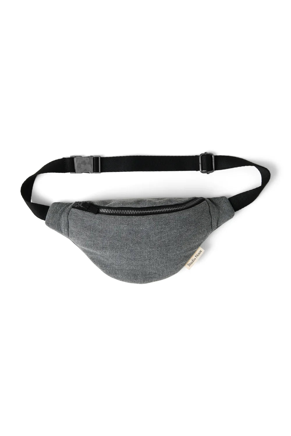 Graue Jeans-Mini-Gürteltasche