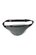 Graue Jeans-Mini-Gürteltasche
