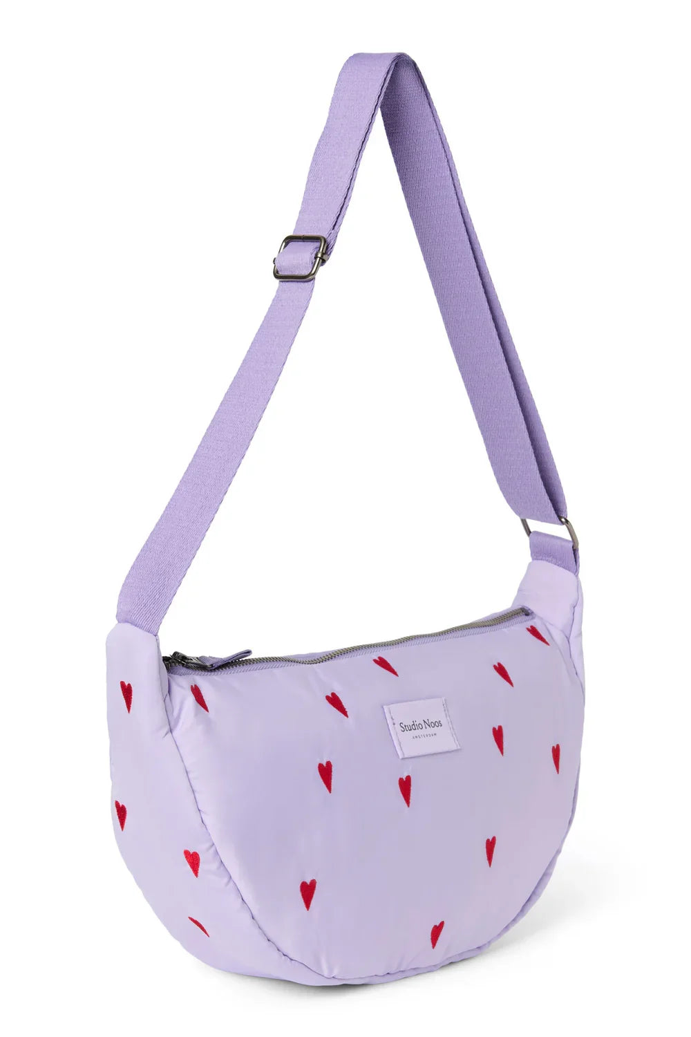 Hellblaue Herzen Flauschige Bauchtasche für Erwachsene