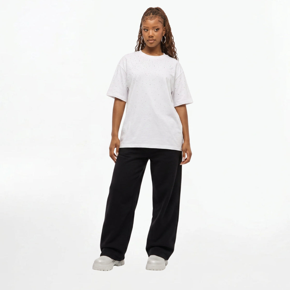 VYBES Classic Rhinestone Tee