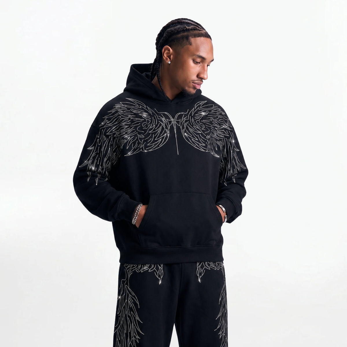 VYBES Angel Wings Hoodie