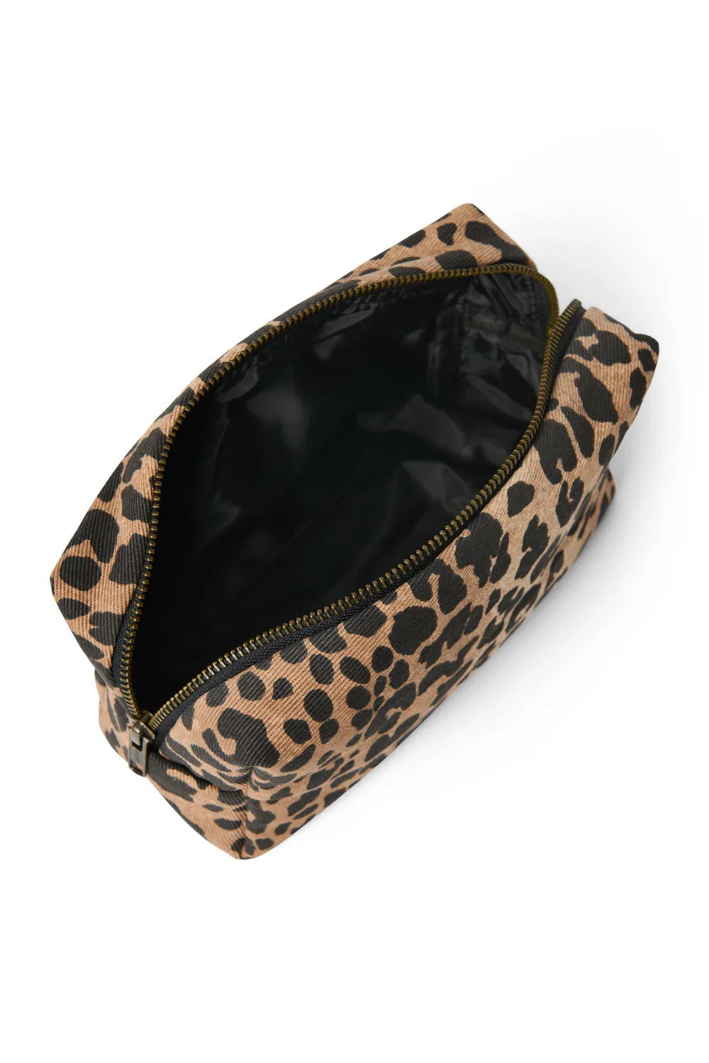 Brown Leopard Cotton Pouch