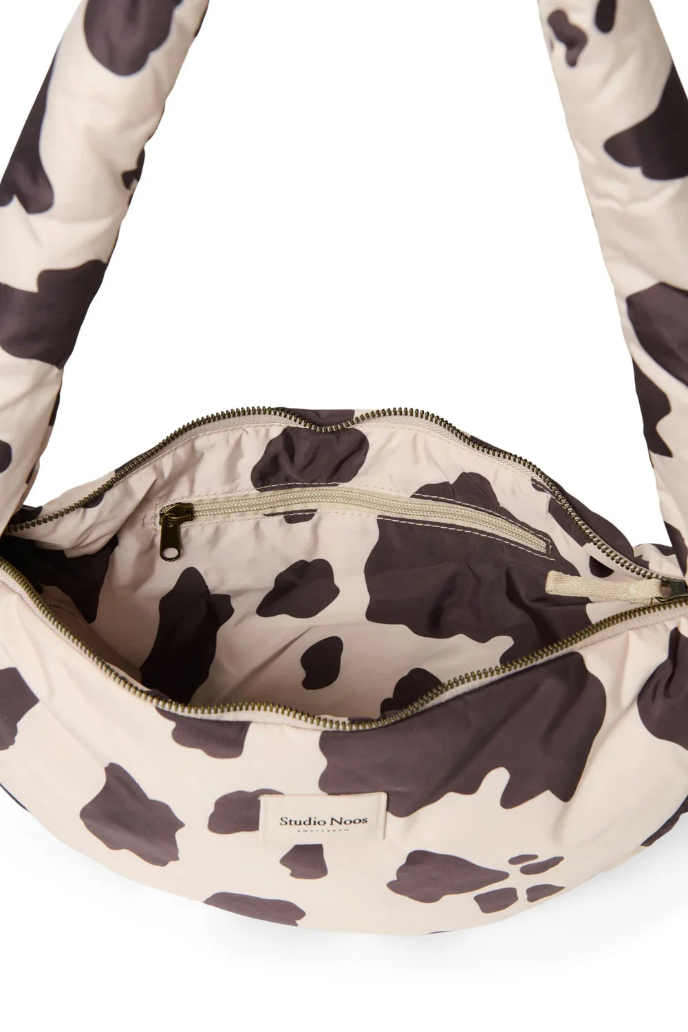 Holy Cow Puffy Mini Cross Body Bag - Bruinachtig