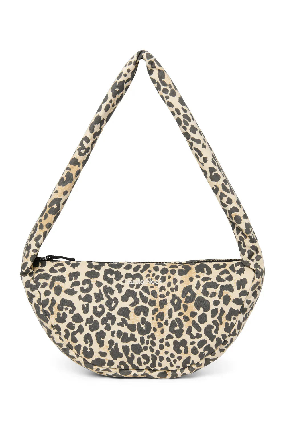 Leopard Mini-Umhängetasche aus weicher Baumwolle