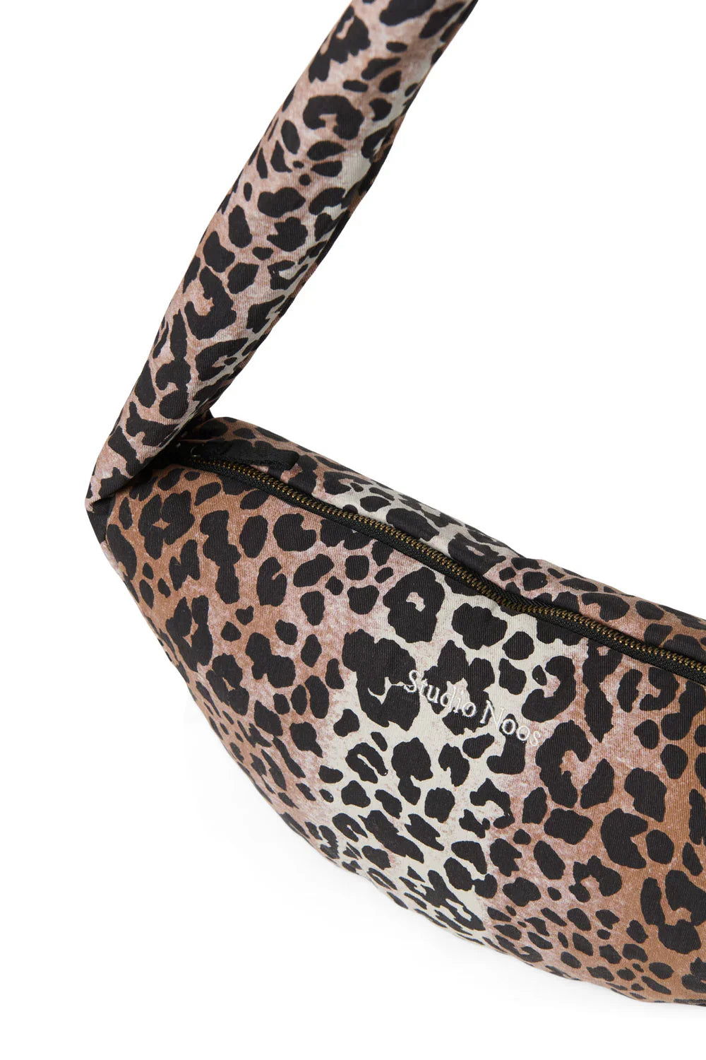 Leopard Mini-Umhängetasche aus weicher Baumwolle