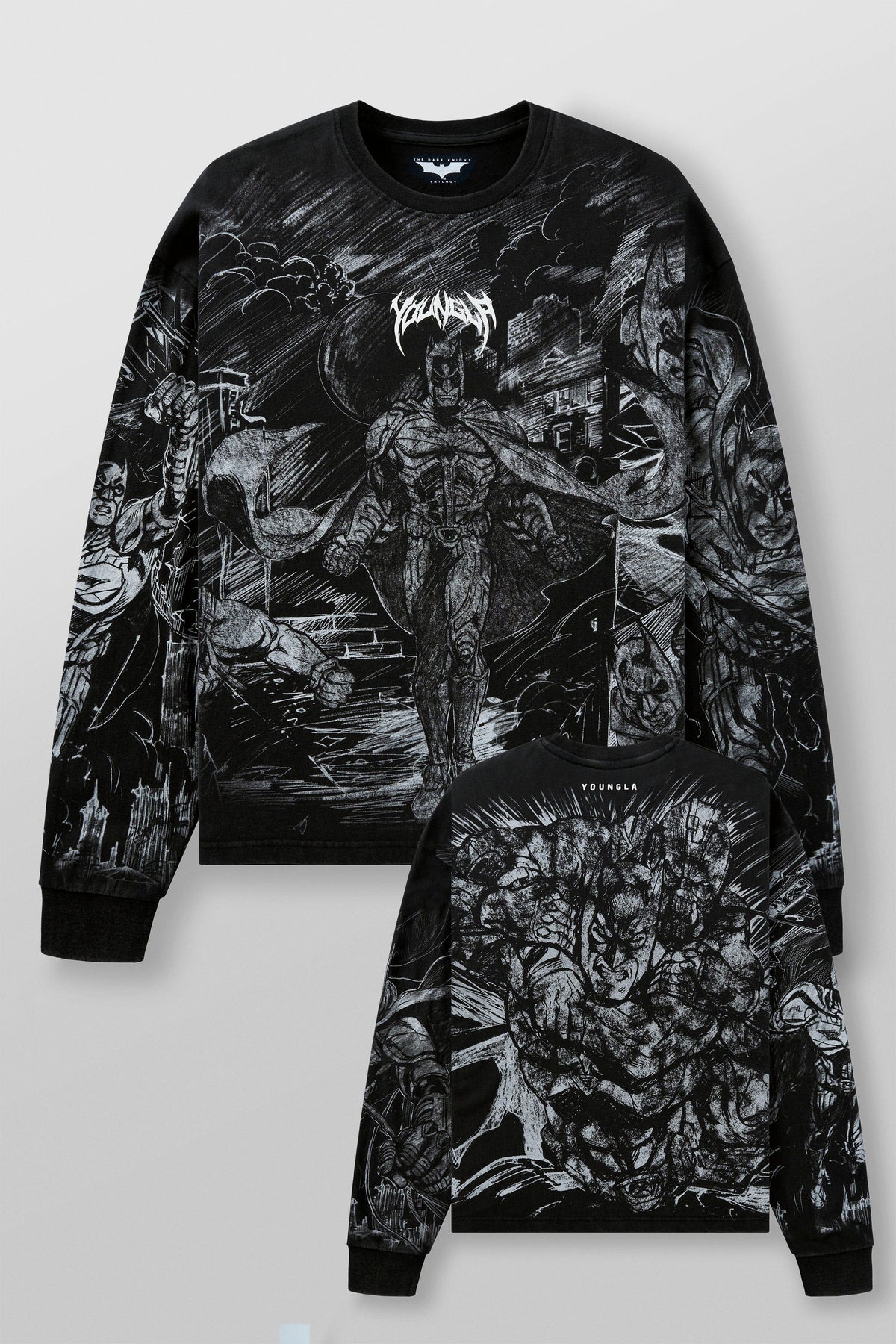 8002 - T-shirts à manches longues Batman Comic