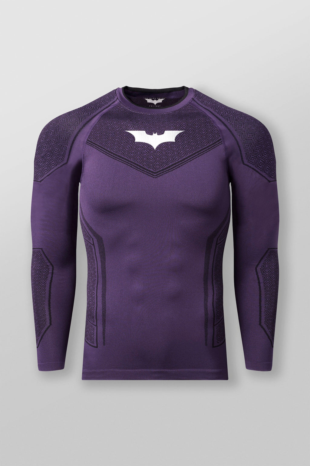 8004 - Batman T-shirts de compression à manches longues - Édition limitée violette - UNIQUEMENT SUR L'APPLICATION
