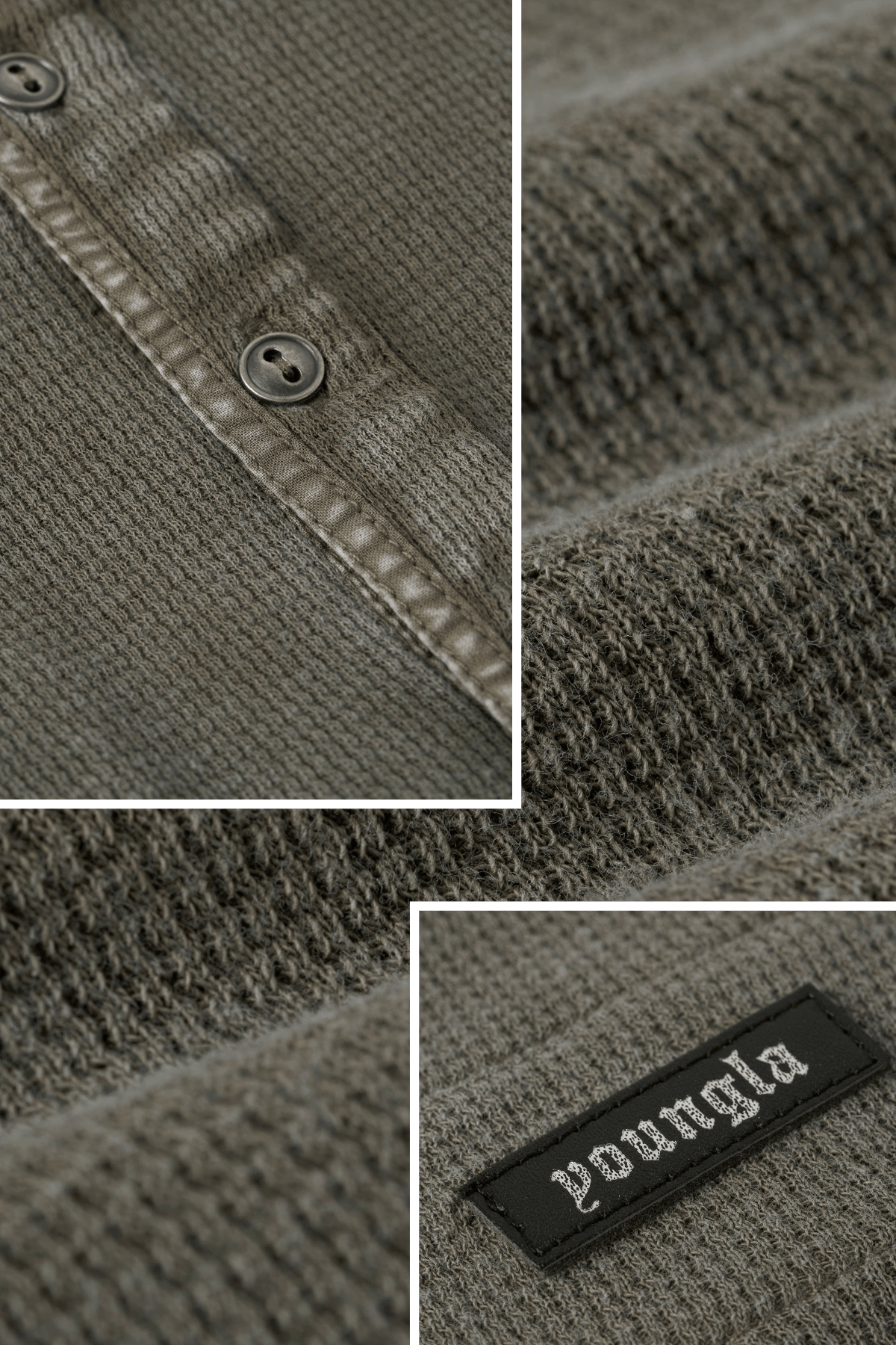 8034 - Henley Thermiques à Manches Longues