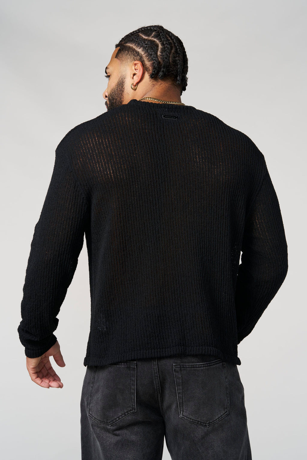 8044 - Pulls en maille à manches longues pour le soir