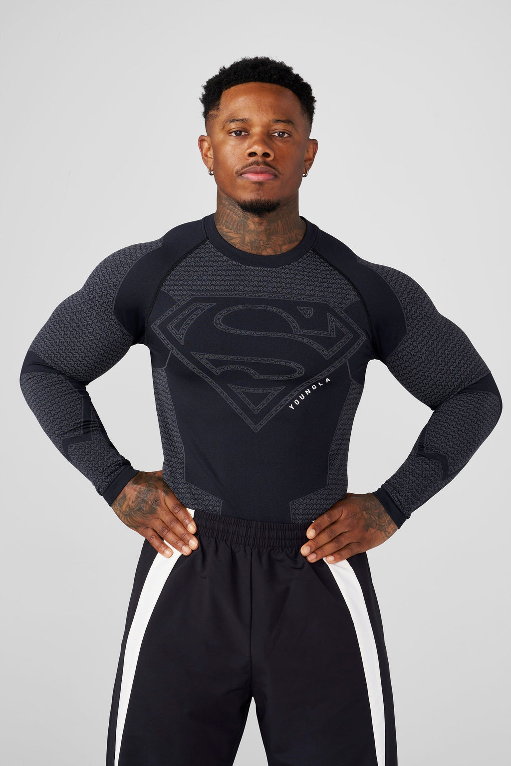 8066 - Manches longues de compression Superman
