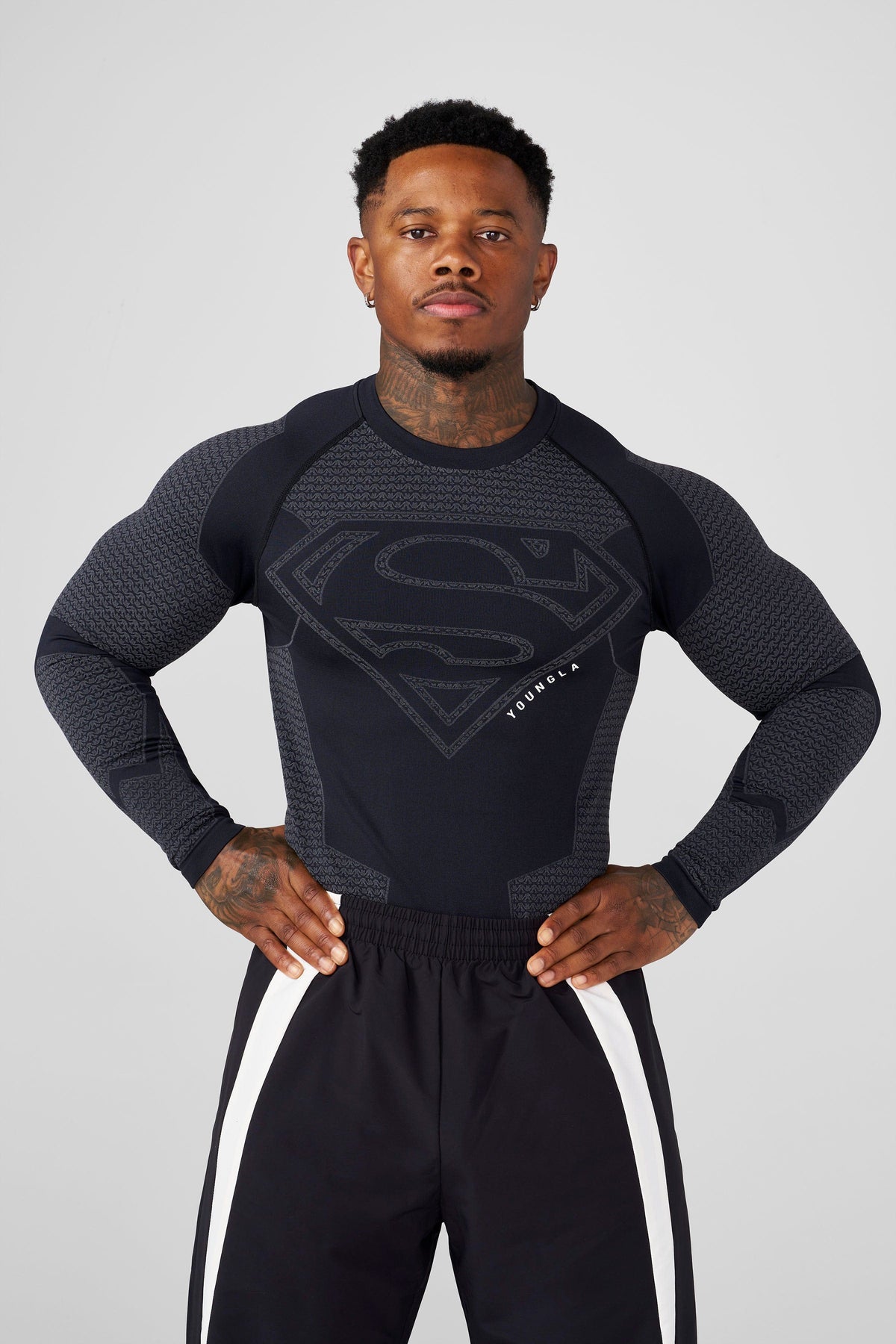 8066 - Manches longues de compression Superman