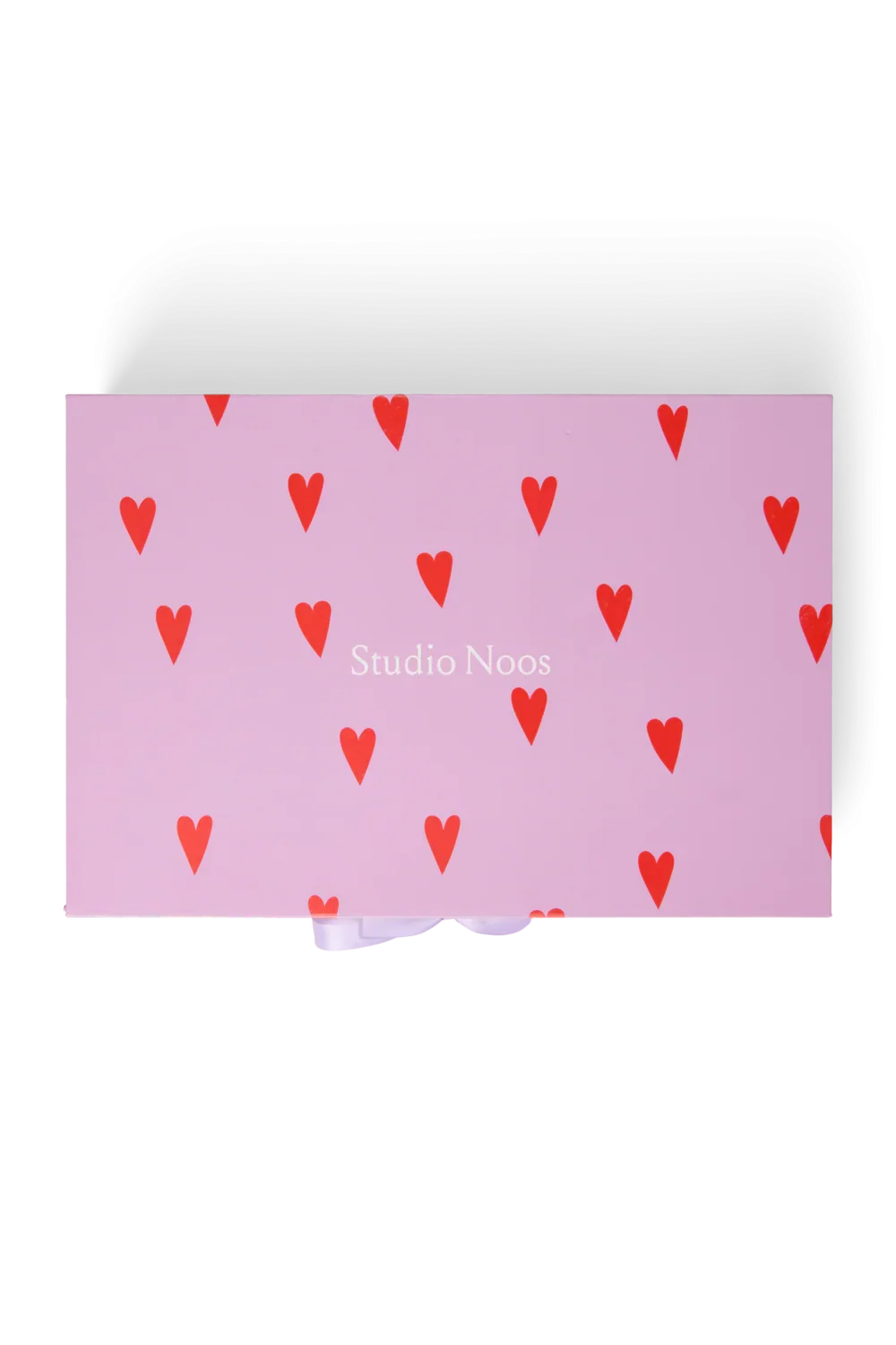 Geschenkbox Lila Herzen M