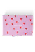 Geschenkbox Lila Herzen M
