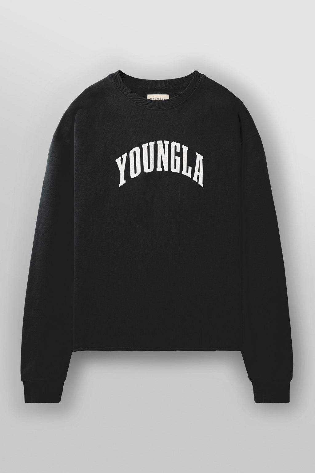 826 - Uni Crewneck - Black Wash / Small