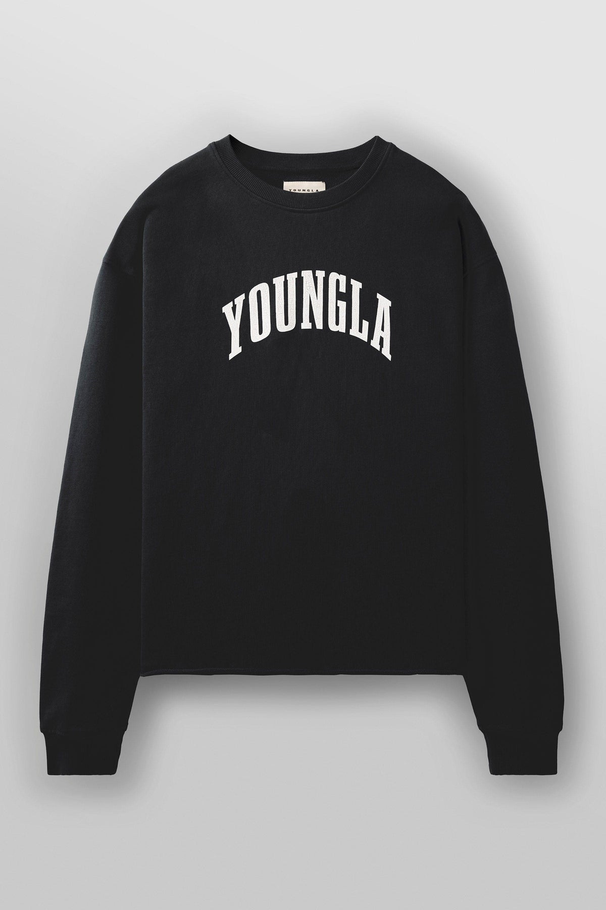 826 - Uni Crewneck - Black Wash / Small
