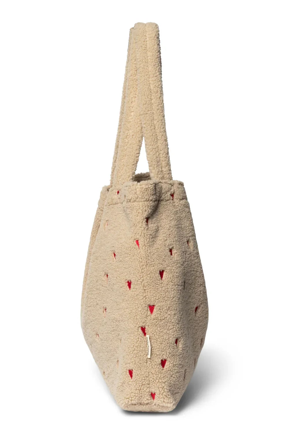 Bruine harten teddy mom bag