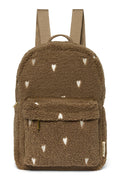 Brown Hearts Teddy Midi Rugzak