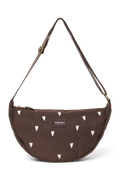 Braune Herzen Puffy Bauchtasche für Erwachsene