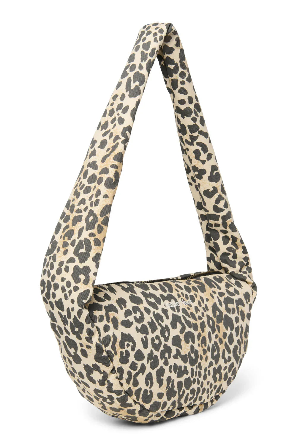 Leopard Mini-Umhängetasche aus weicher Baumwolle