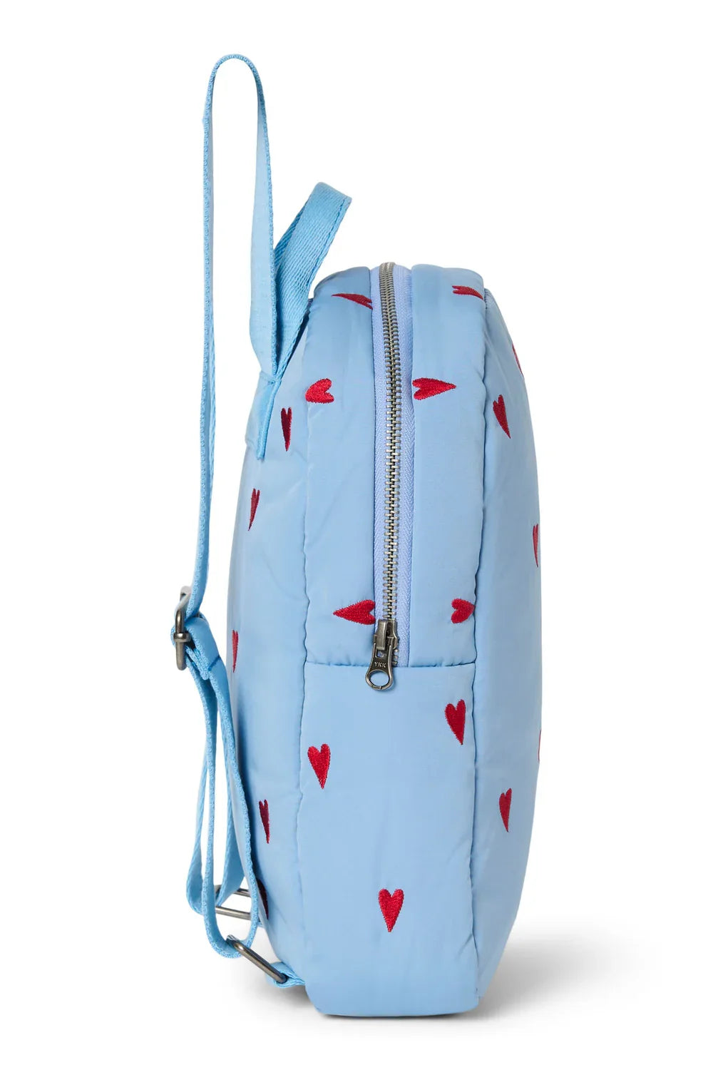 Lila Herzen Puffy Mini-Rucksack