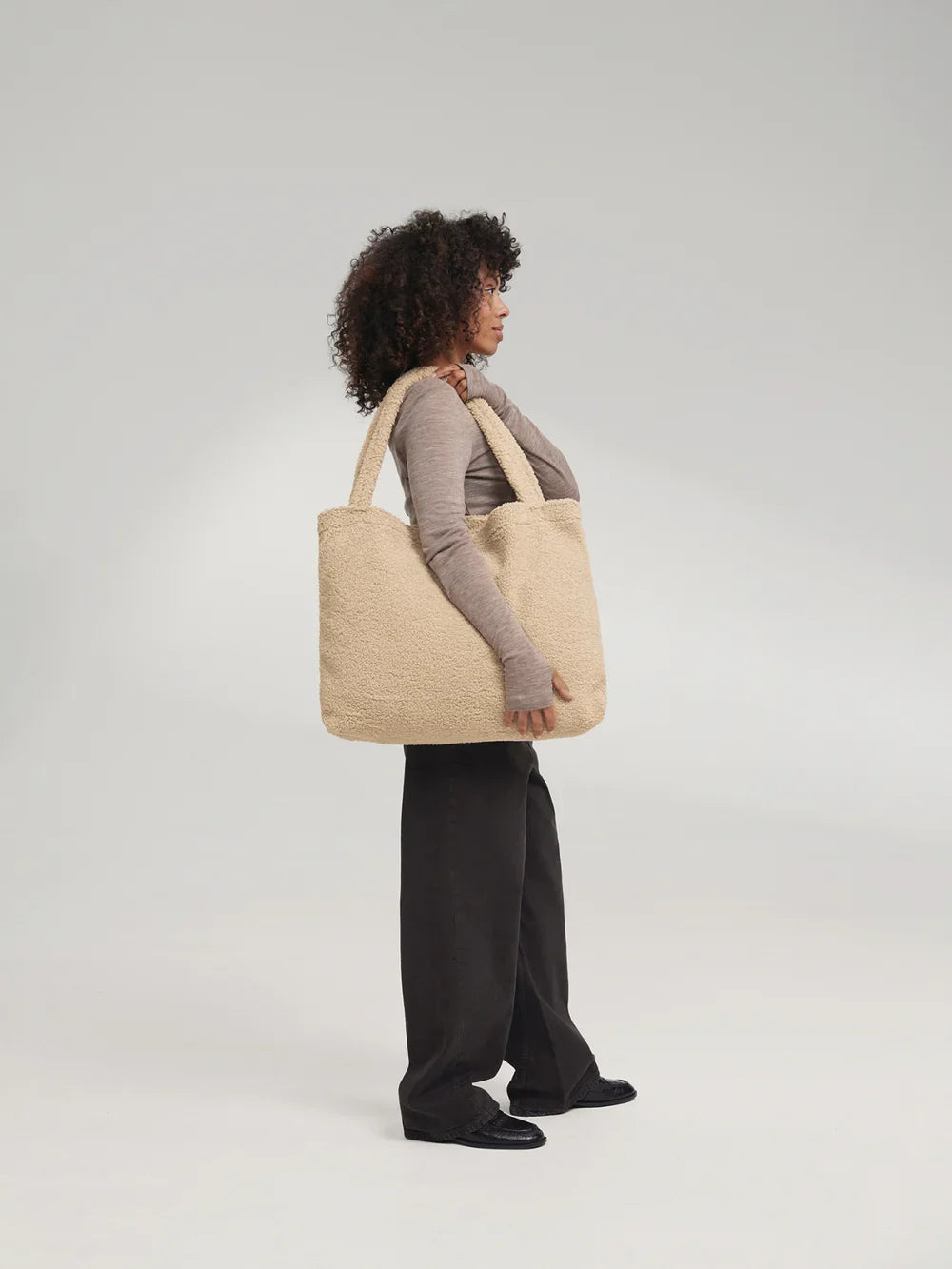 Braune Teddy-Muttertasche