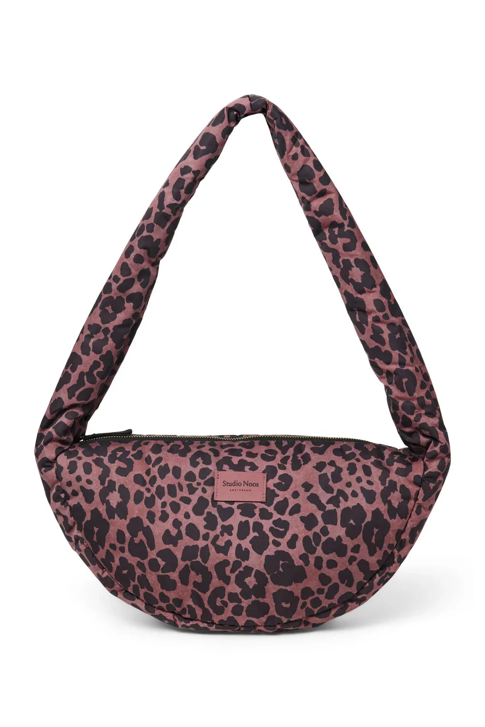 Red Leopard Puffy Mini Cross Body Bag