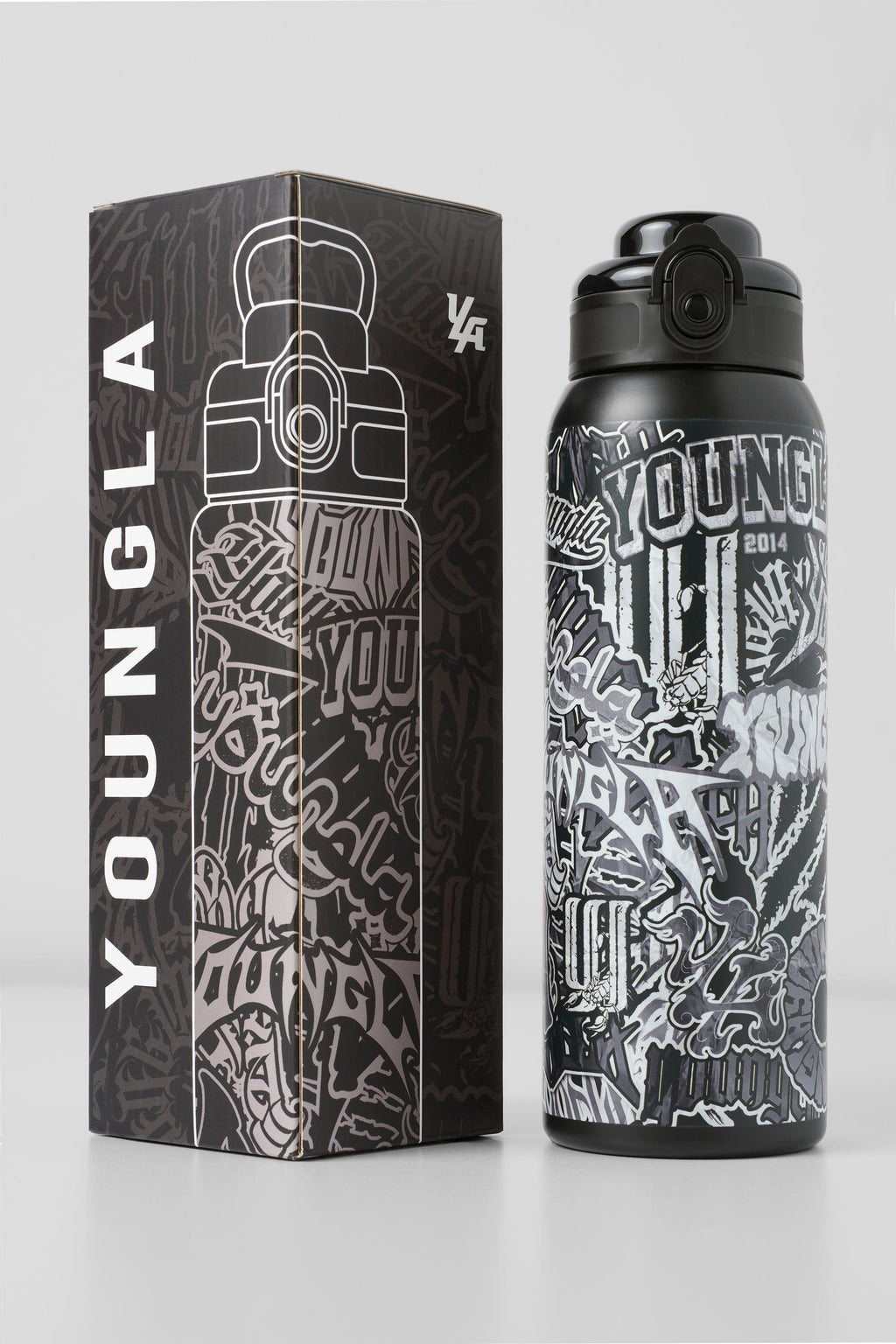 9007 - Bouteilles d'eau Graffiti