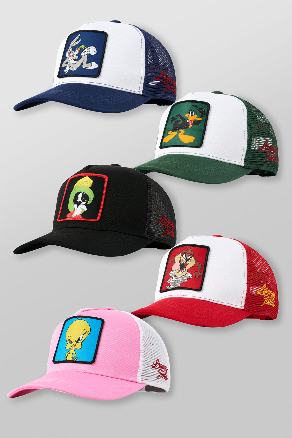 9135 - Casquettes trucker à écusson Looney Tunes
