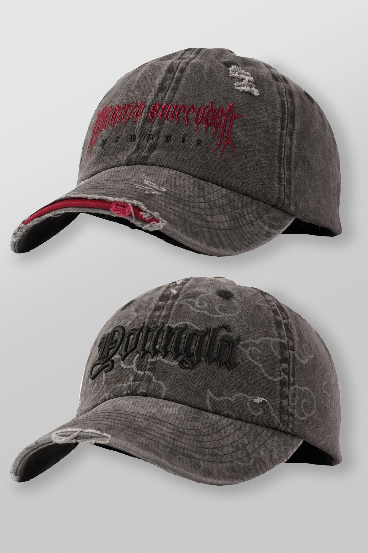 9137 - Casquettes Dad Hats Naruto délavées
