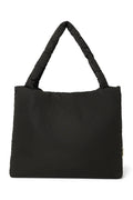Zwarte puffy mombag