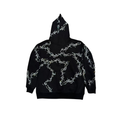 VYBES Rhinestone Thorn Hoodie