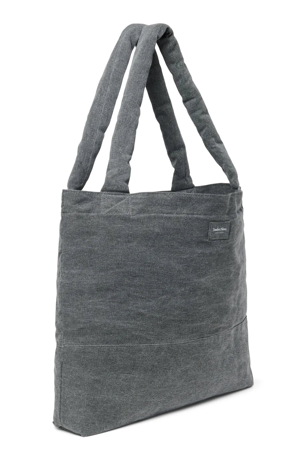 Grijze Harten Denim Mom Bag