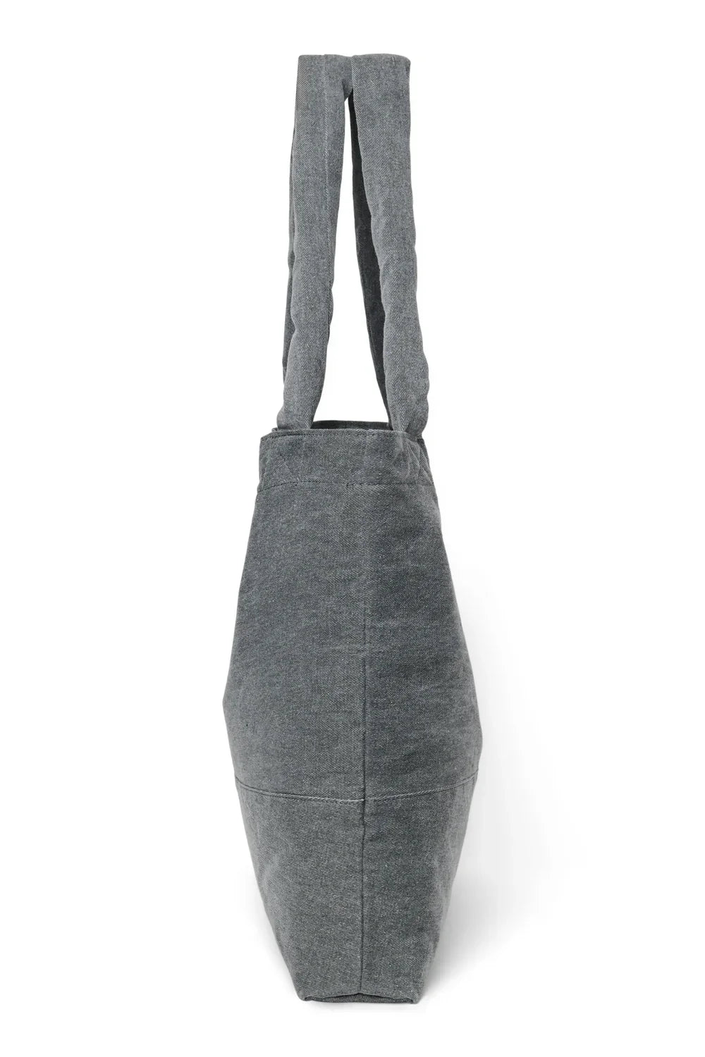 Grijze Harten Denim Mom Bag