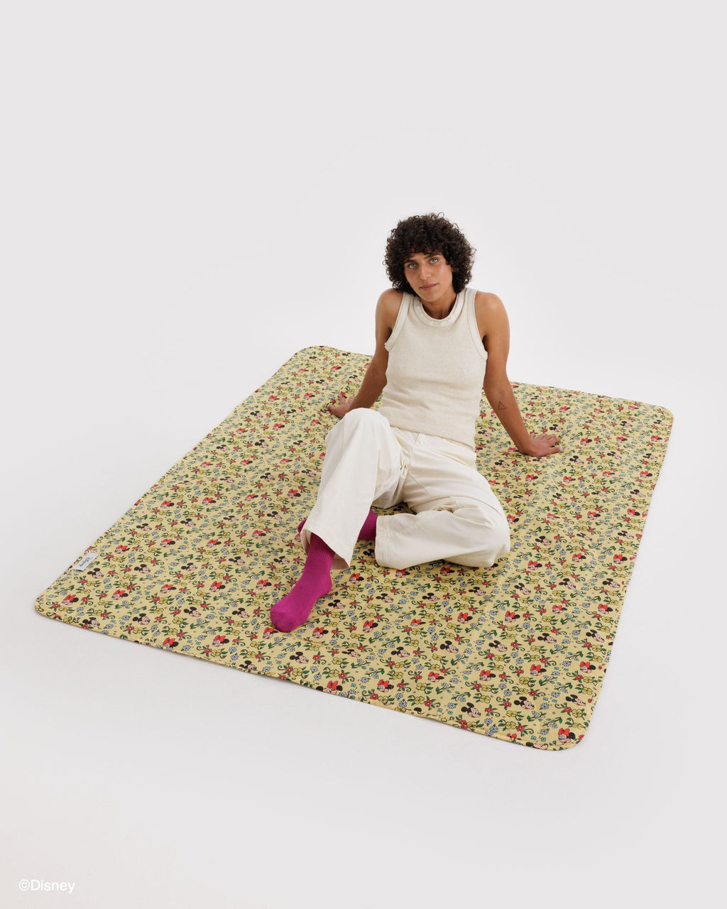 Puffy Picnic Blanket - Storybook Floral - image 2