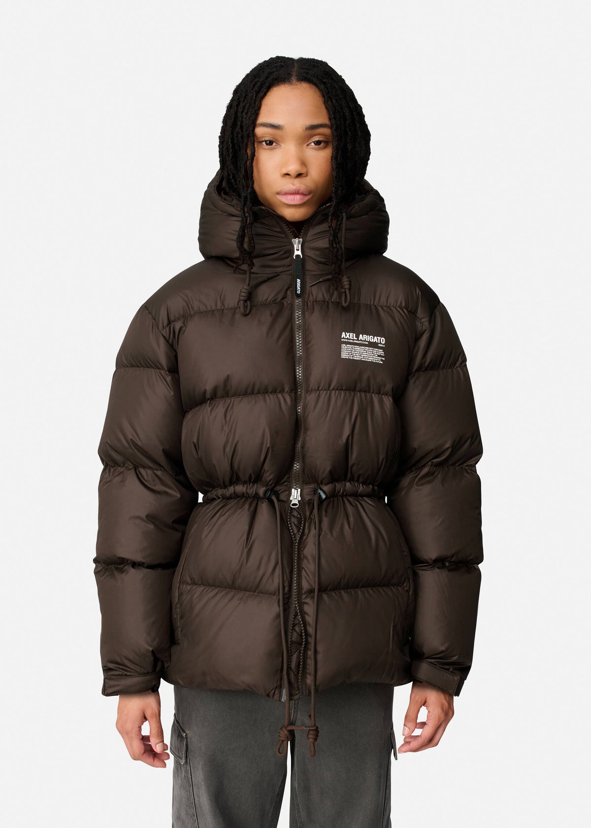 Rhode Down Jacket - Dark Brown - image 2