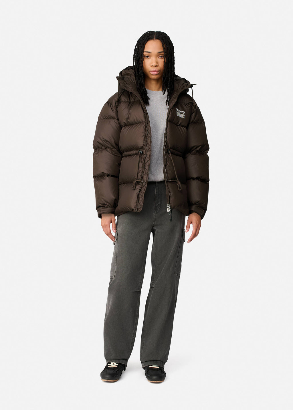 Rhode Down Jacket - Dark Brown - image 6