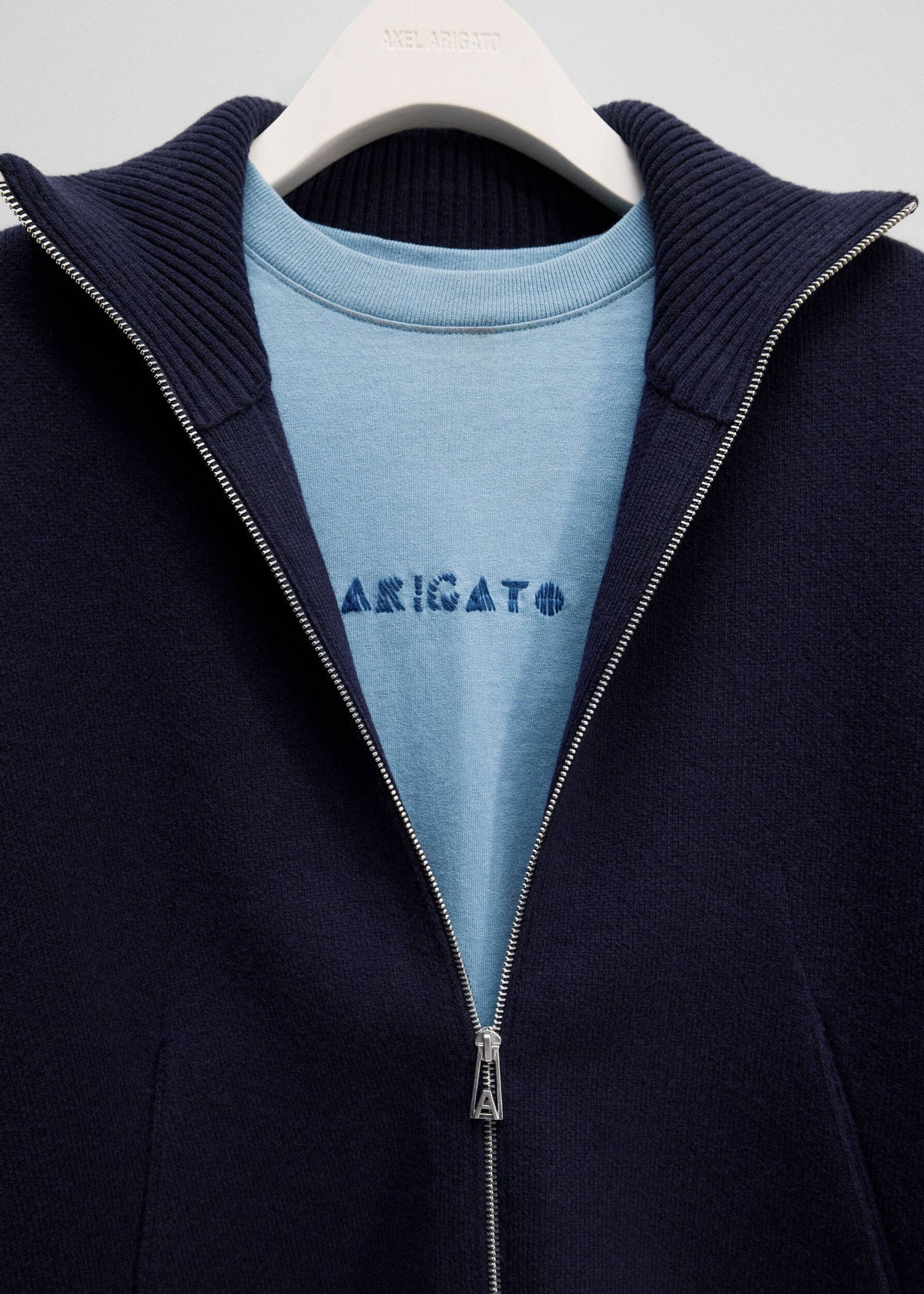 Core Zip-Up Sweater - Navy - image 7