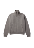 Core Zip-Up Sweater - Grey Melange - image 1