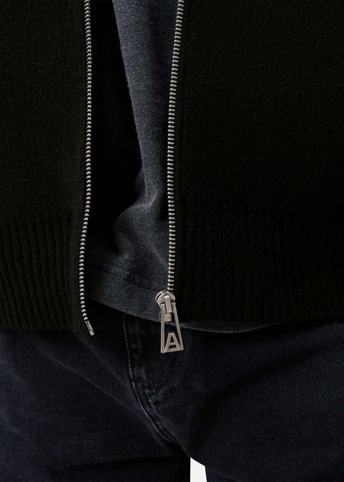 Core Zip-Up Sweater - Black - image 5